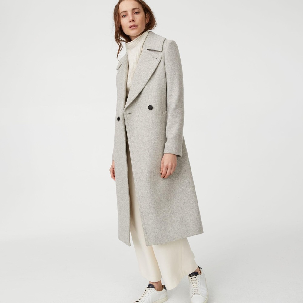 Heather Gray Wool Daylina Coat